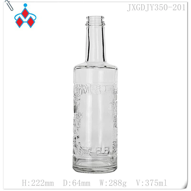 Clear Glass Vinegar Bottles