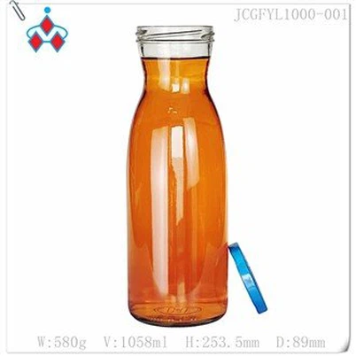 Botol Jus Oren Kaca