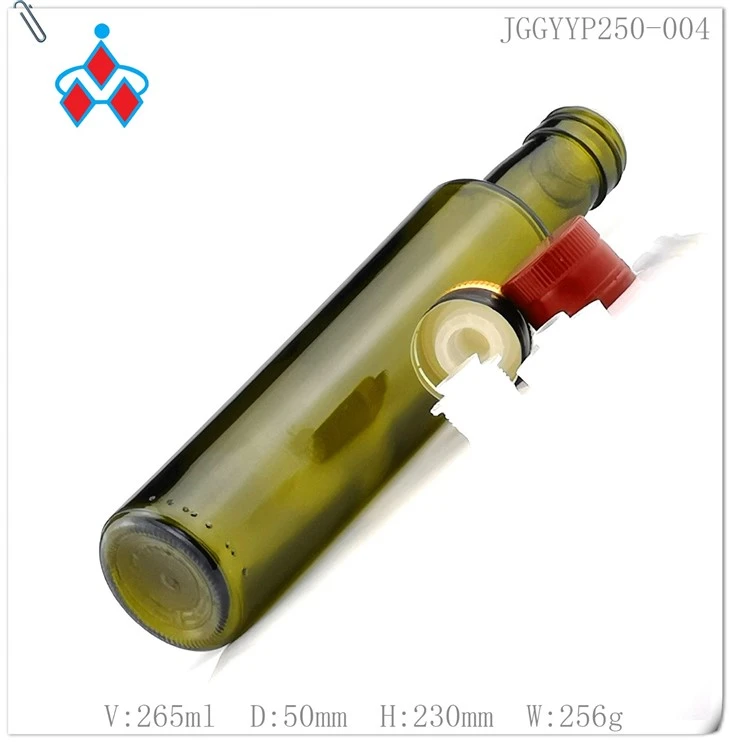 Glass Olive Oil Green Bottle 250ml factory
