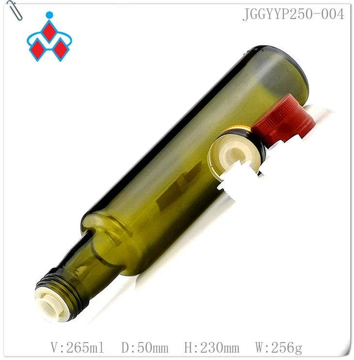 Glass Olive Oil Green Bottle 250ml suppliers